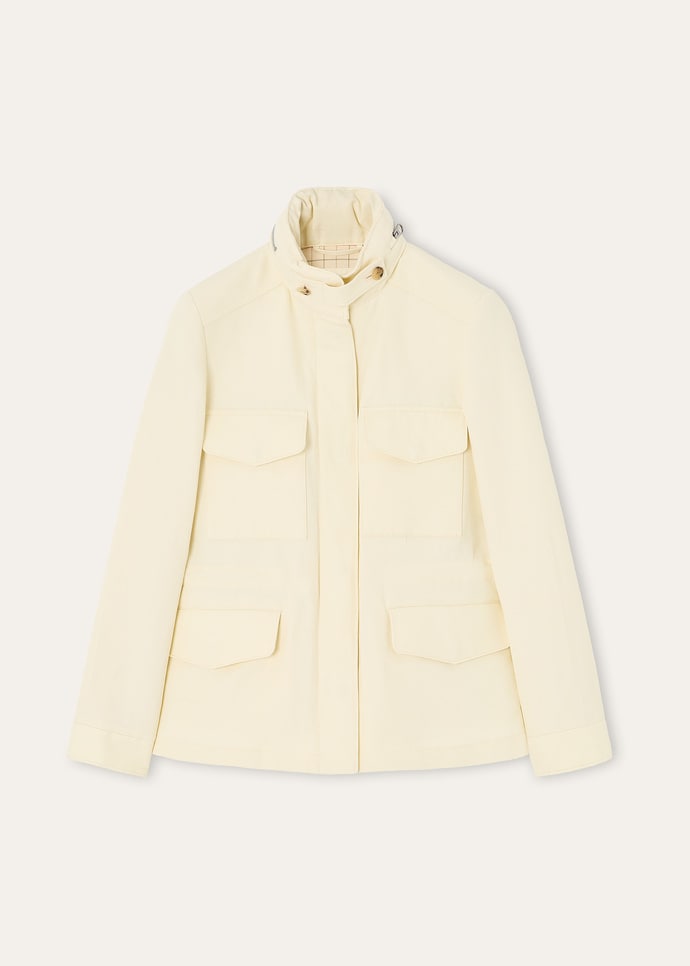 TRAVELLER MINI FIELD JACKET LINEN NATTE' B_FAP9276_20F8_1