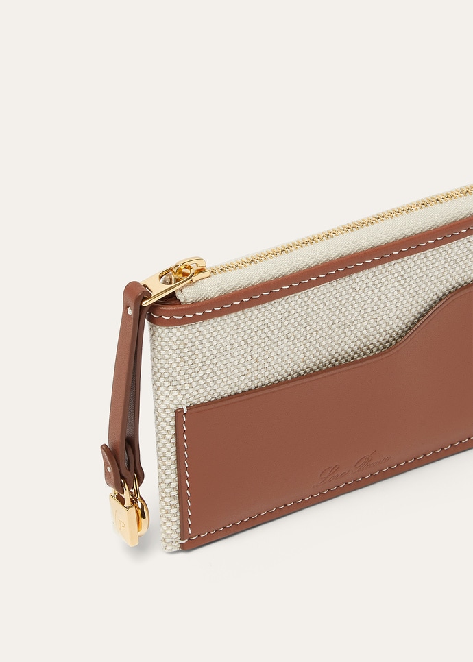 EXTRA ZIPPOUCH WTH CARDHOLDER NATURAL CANVAS/RND L_FAP9525_B4NE_NR_2