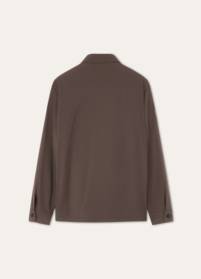 LORO PIANA OVERSHIRT WINDWISH STRETCH STORM_FAP9727_H0VL_2