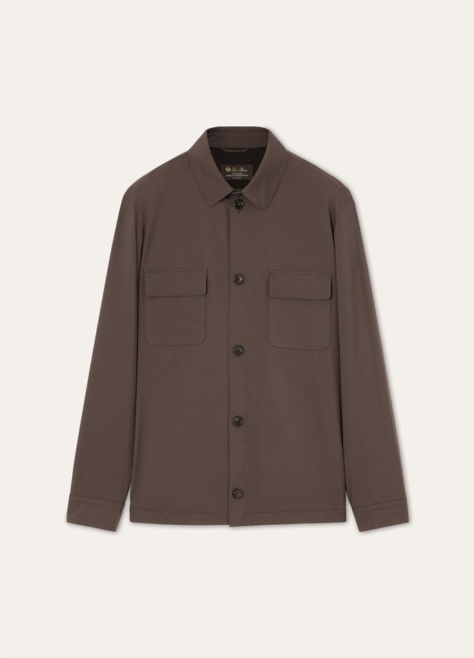 LORO PIANA OVERSHIRT WINDWISH STRETCH STORM_FAP9727_H0VL_1