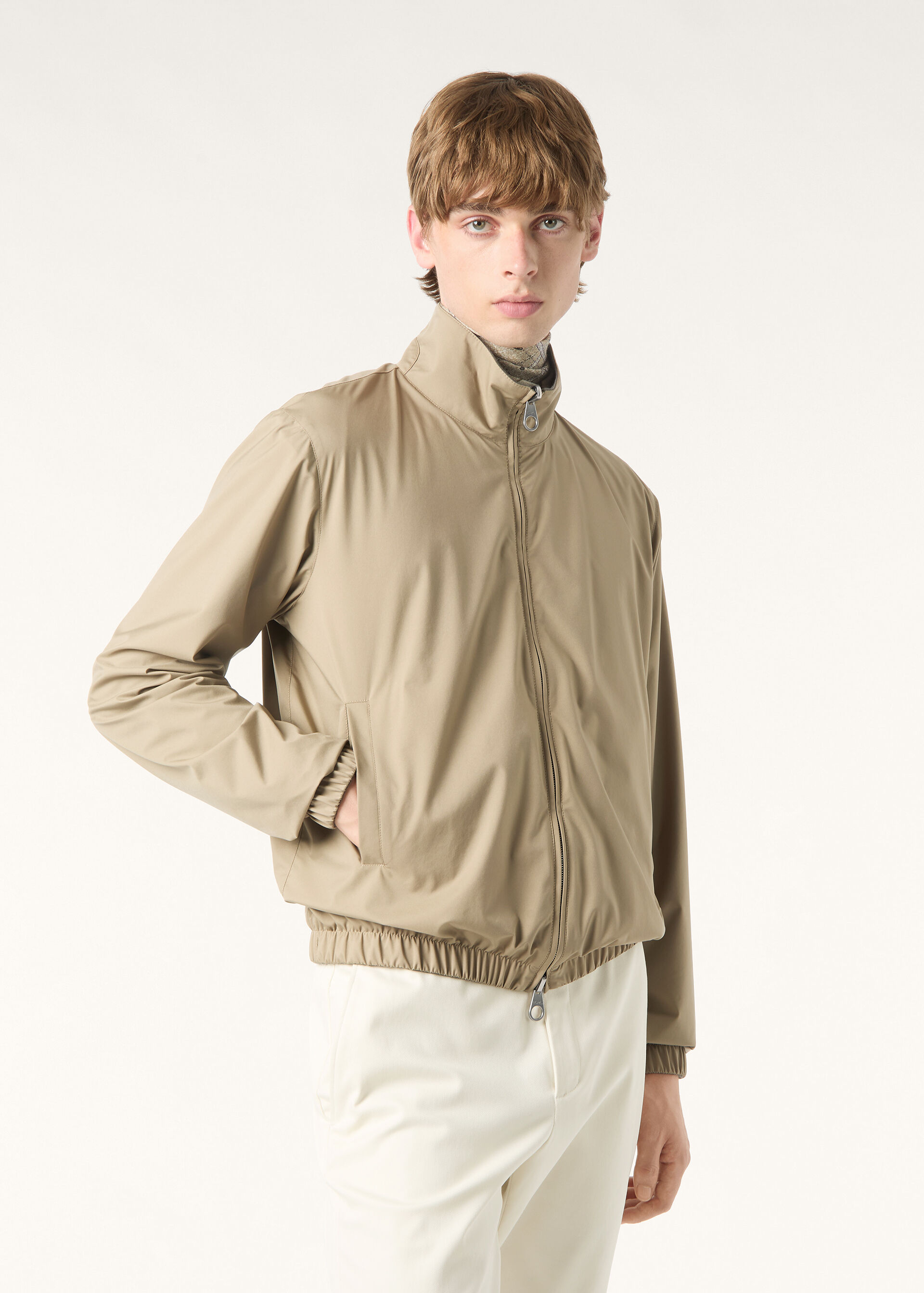 LORO PIANA BOMBER WINDMATE STRETCH STORM