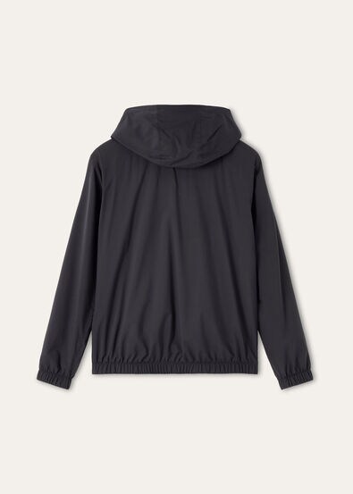 LORO PIANA HOODED BOMBER WINDMATE STRETCH STORM