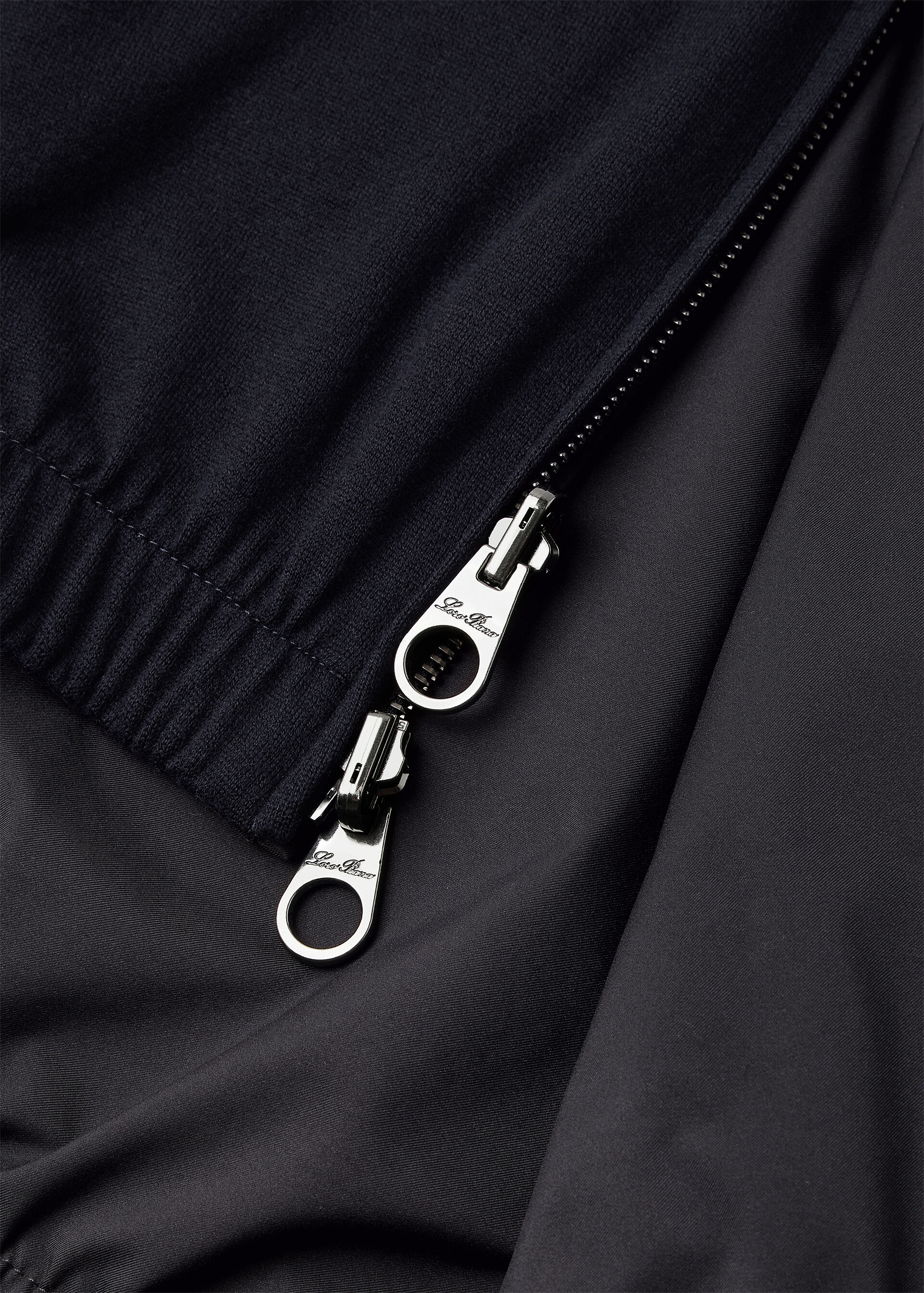 LORO PIANA HOODED BOMBER WINDMATE STRETCH STORM
