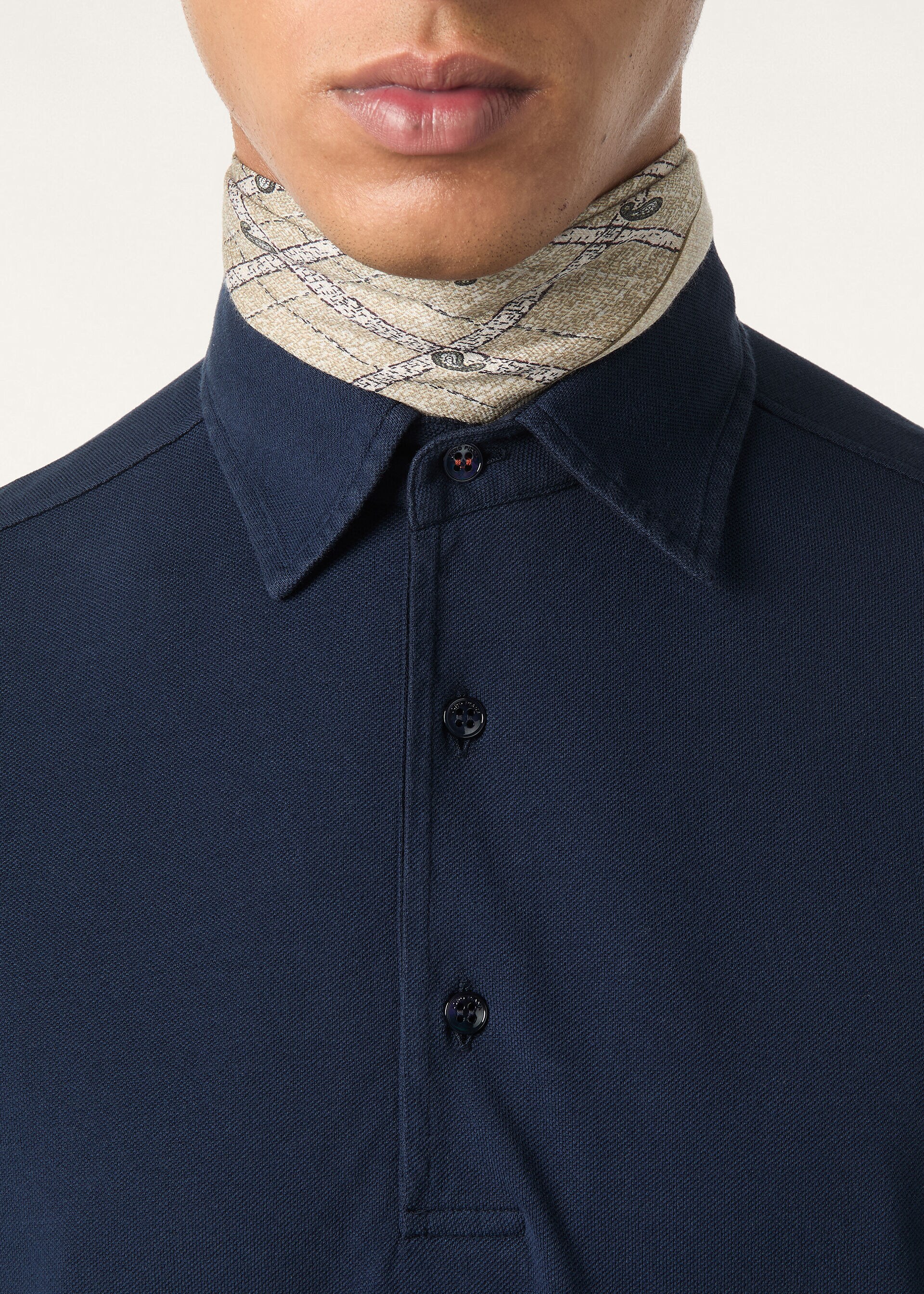 BRENNA POLO PIQUE' DYED