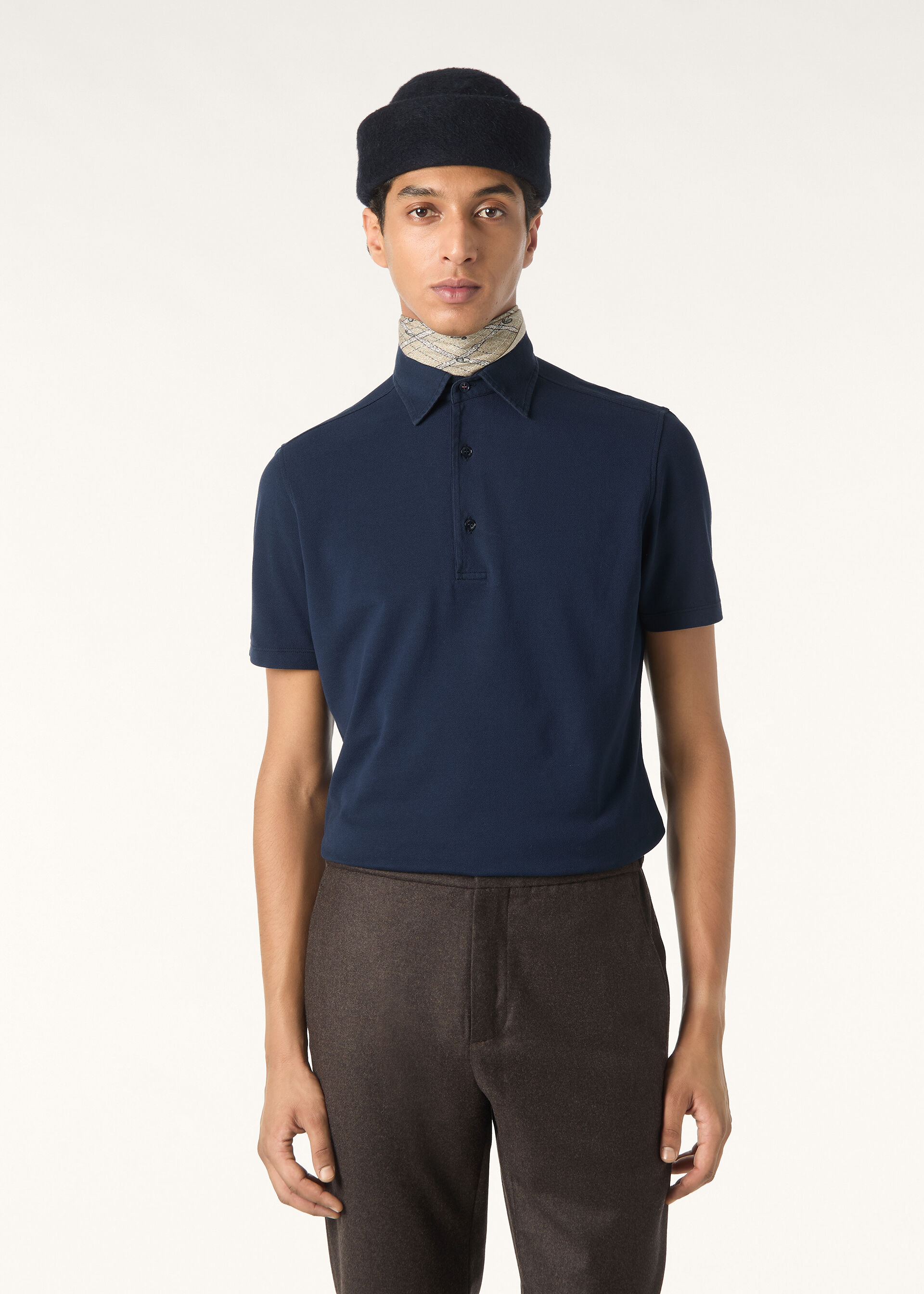 BRENNA POLO PIQUE' DYED