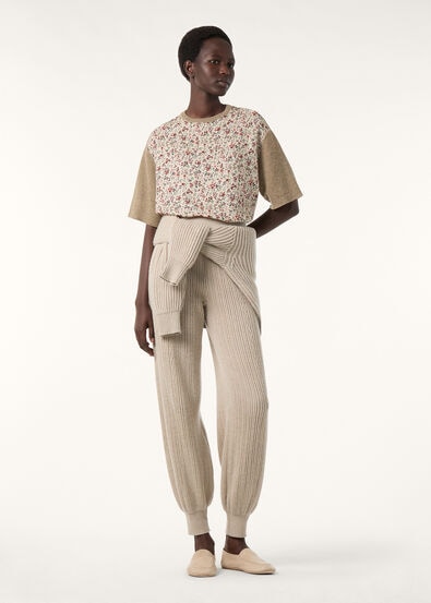DUOARUNDEL GARDEN SS CREWNECK SW. CASH SILK GG 14
