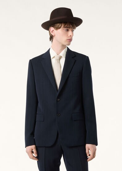 INTERNATIONAL NOTCH SB SUIT PINSTRIPES WOOL