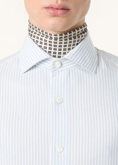 FILIPPO CUTAWAY SHIRT SILK COTTON TWILL