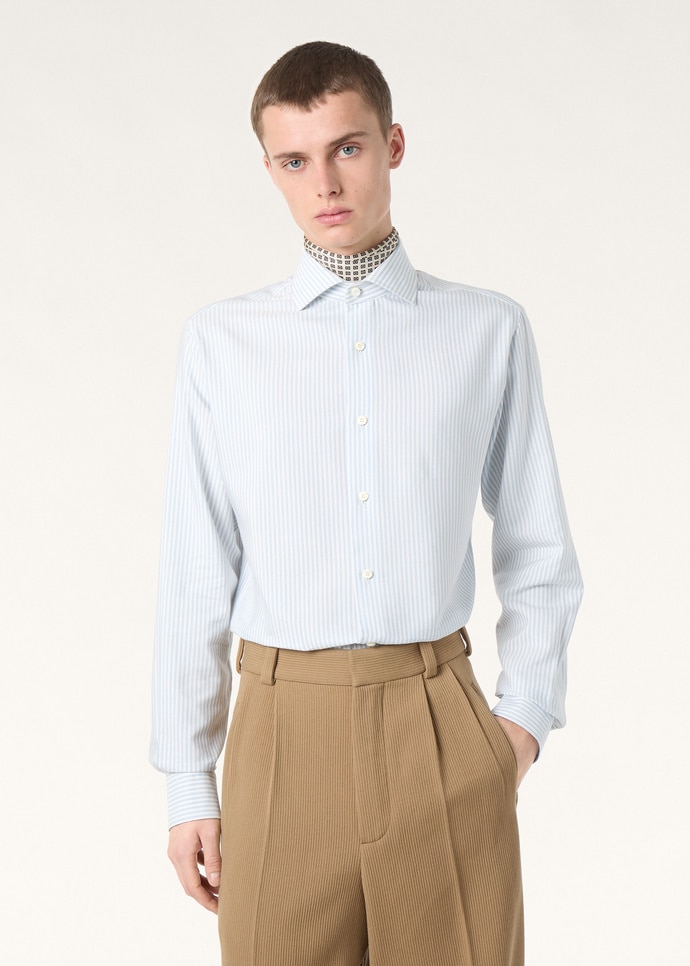FILIPPO CUTAWAY SHIRT SILK COTTON TWILL_FAQ0369_F7DL_3