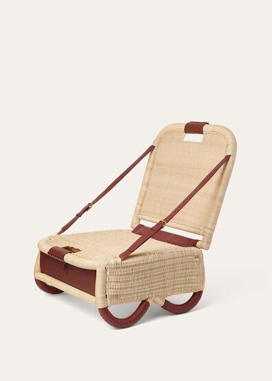 PICNIC FOLDING CHAIR WICKER