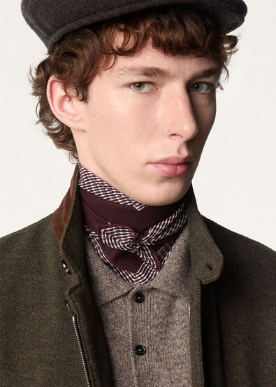 LORO PIANA PARANA' FOULARD  60 COTTON VOILE