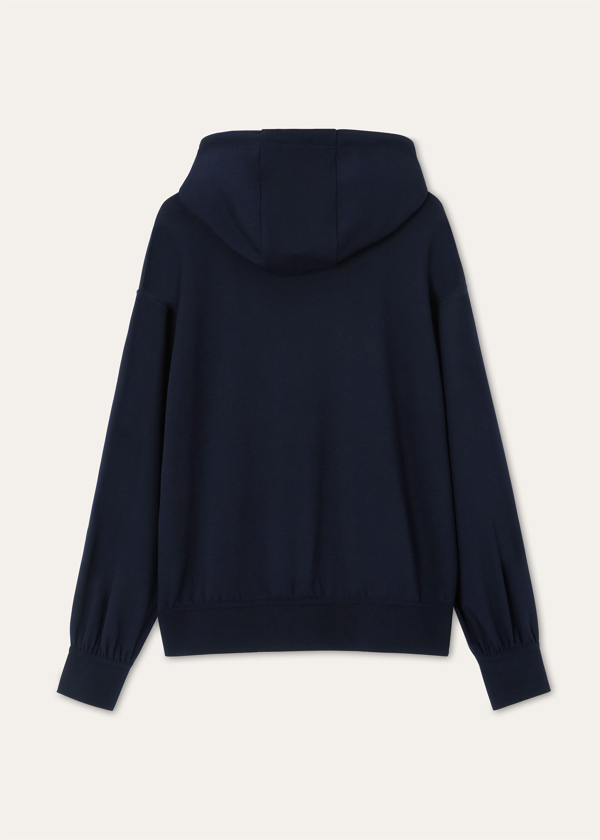 LEVEN HOODIE INTERLOCK WOOL 200'S