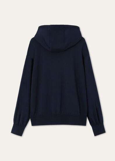LEVEN HOODIE INTERLOCK WOOL 200'S