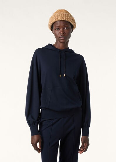 LEVEN HOODIE INTERLOCK WOOL 200'S