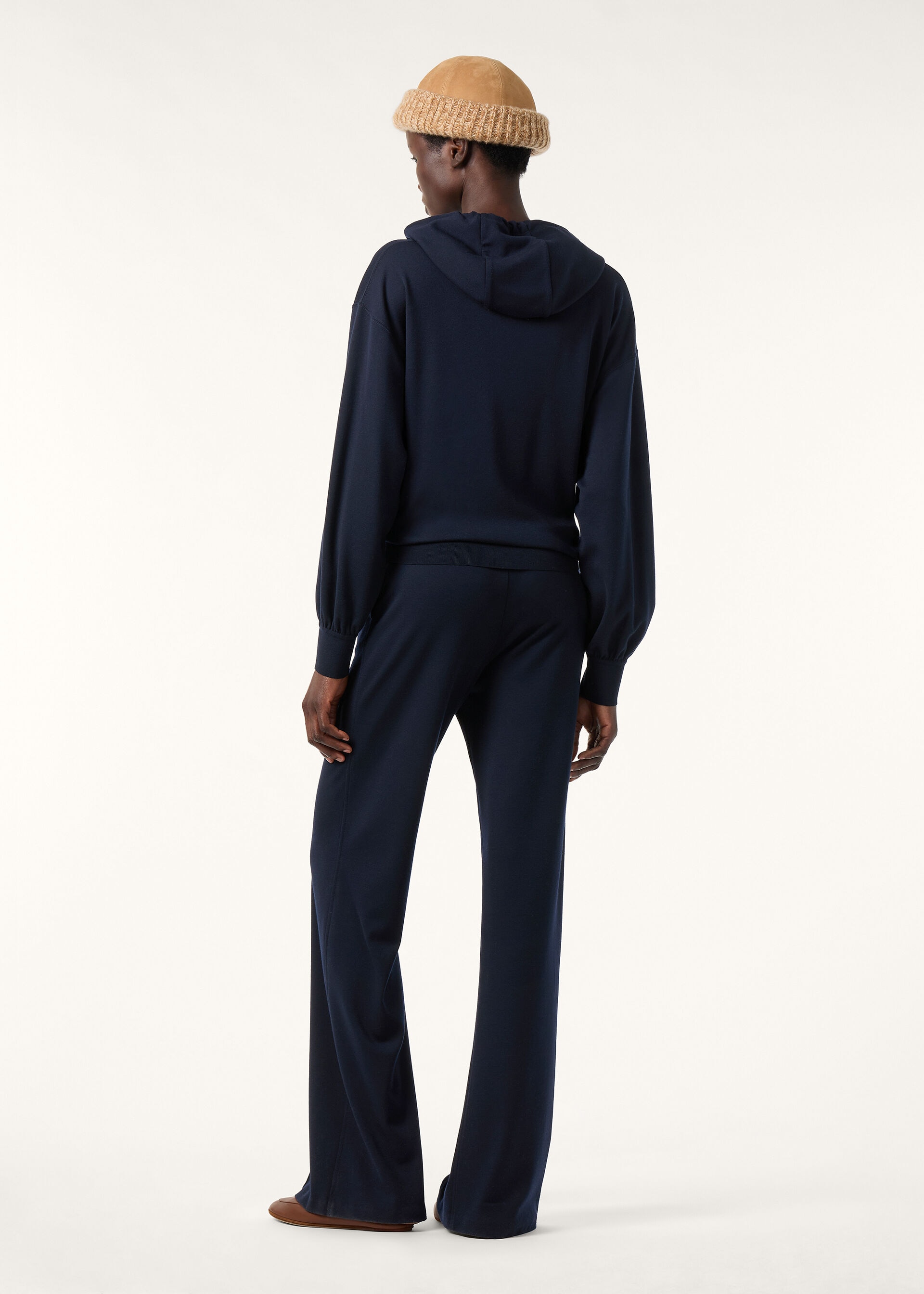 LEVEN HOODIE INTERLOCK WOOL 200'S