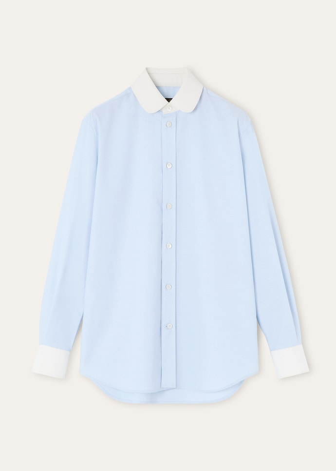 THEA PENNY COLLAR SHIRT OXFORD COTTON_FAQ0671_60I0_5