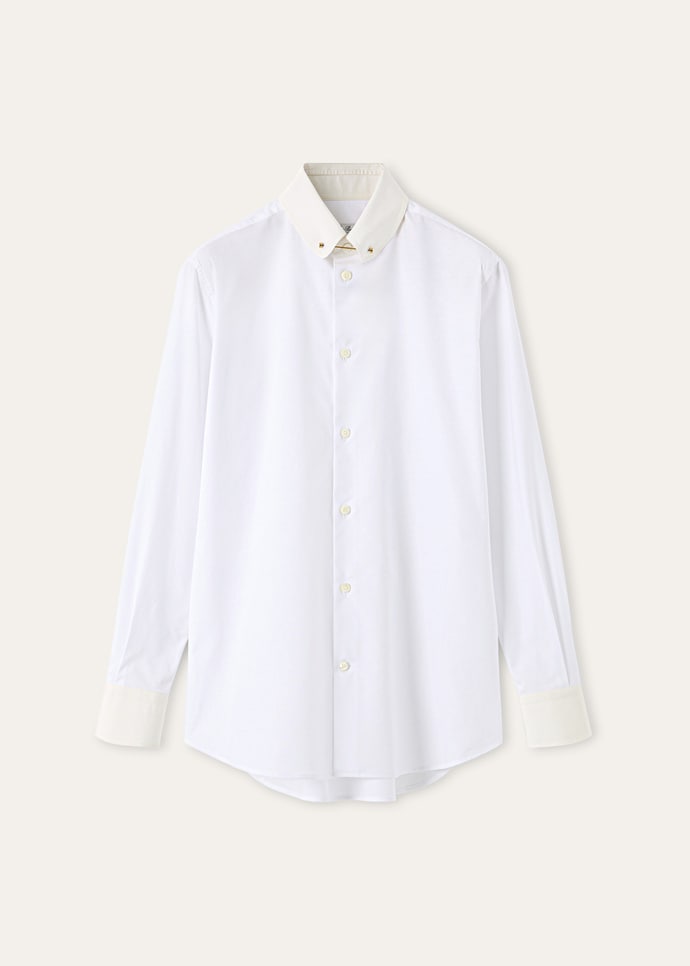 THEA PENNY BAR COLLAR SHIRT OXFORD COTTON_FAQ0674_1005_1