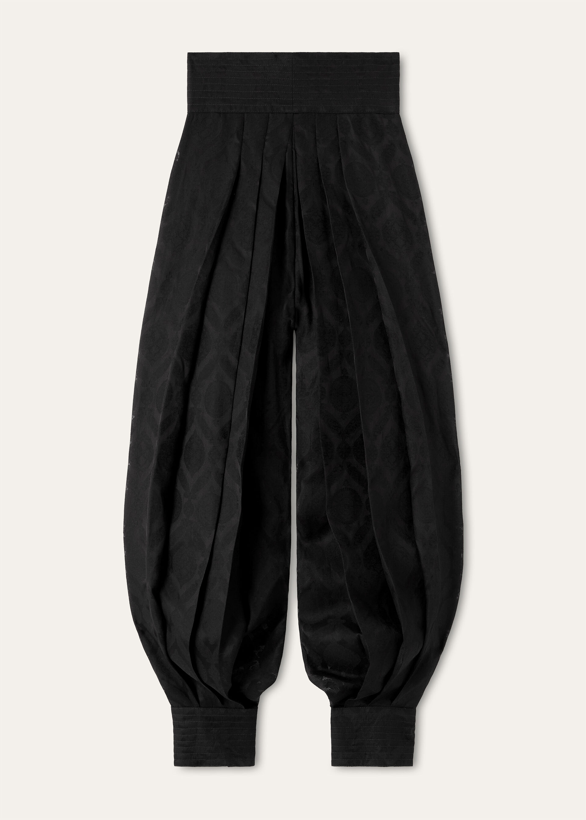 THEODORE TROUSERS GARZA JACQUARD SILK