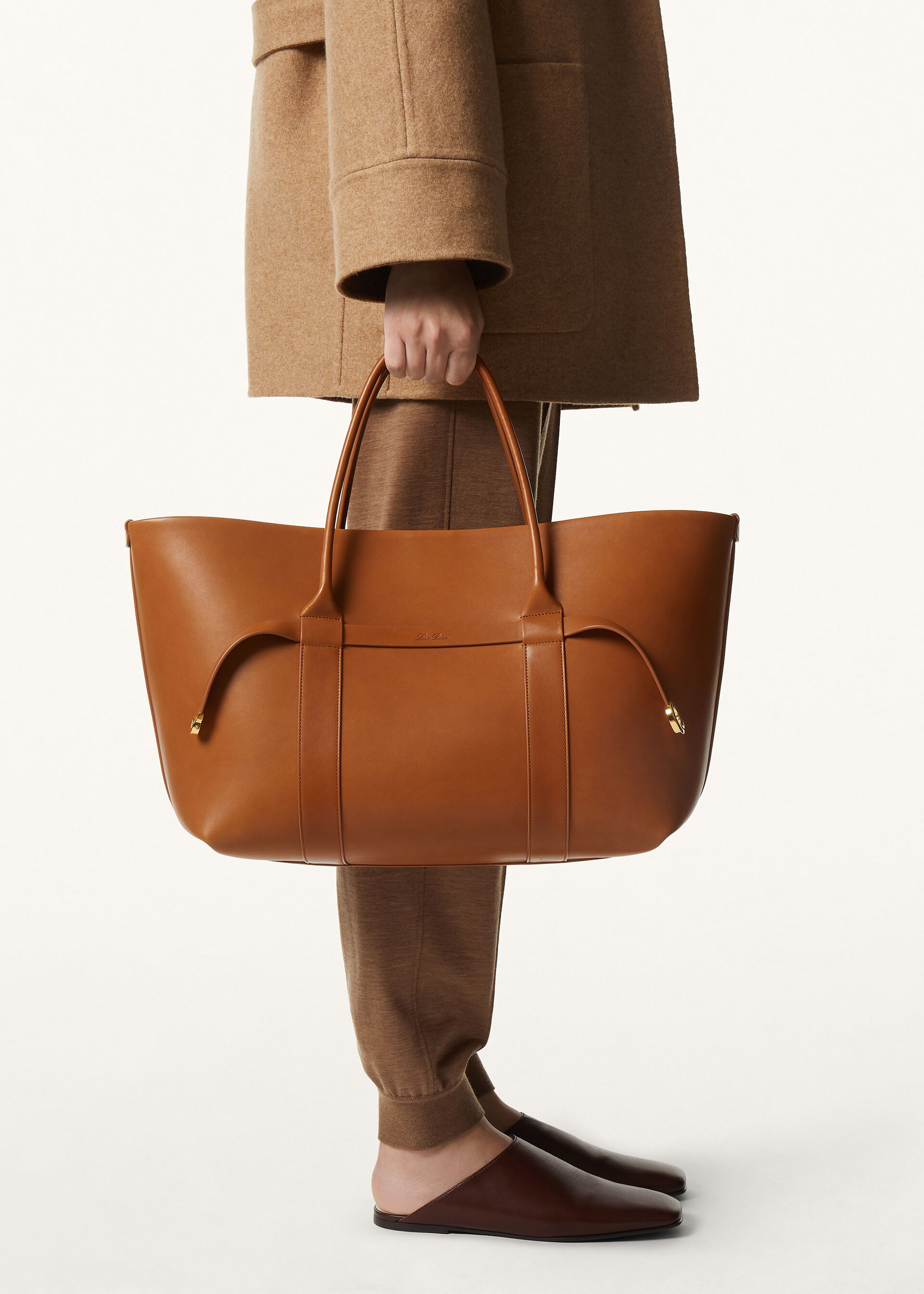 GHIERA SHOPPER LARGE VELVET CALF