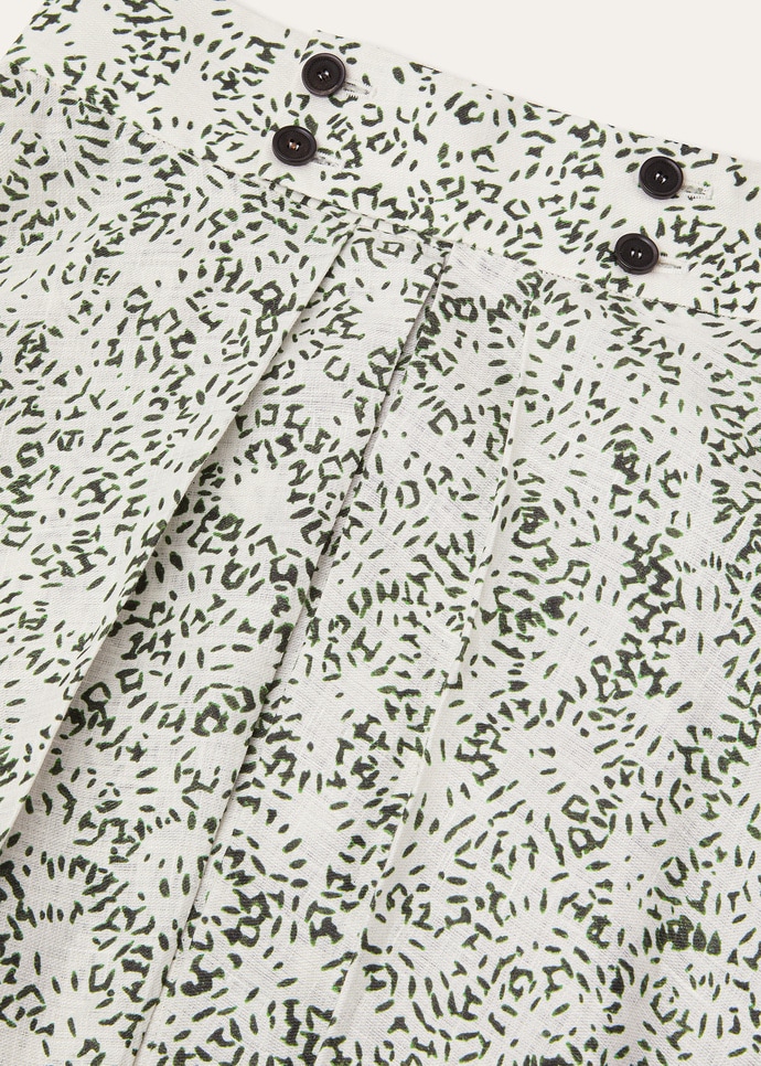 PETRA SHORT SKIRT PIOT FIREWORKS LINEN_FAQ0929_T1TB_3