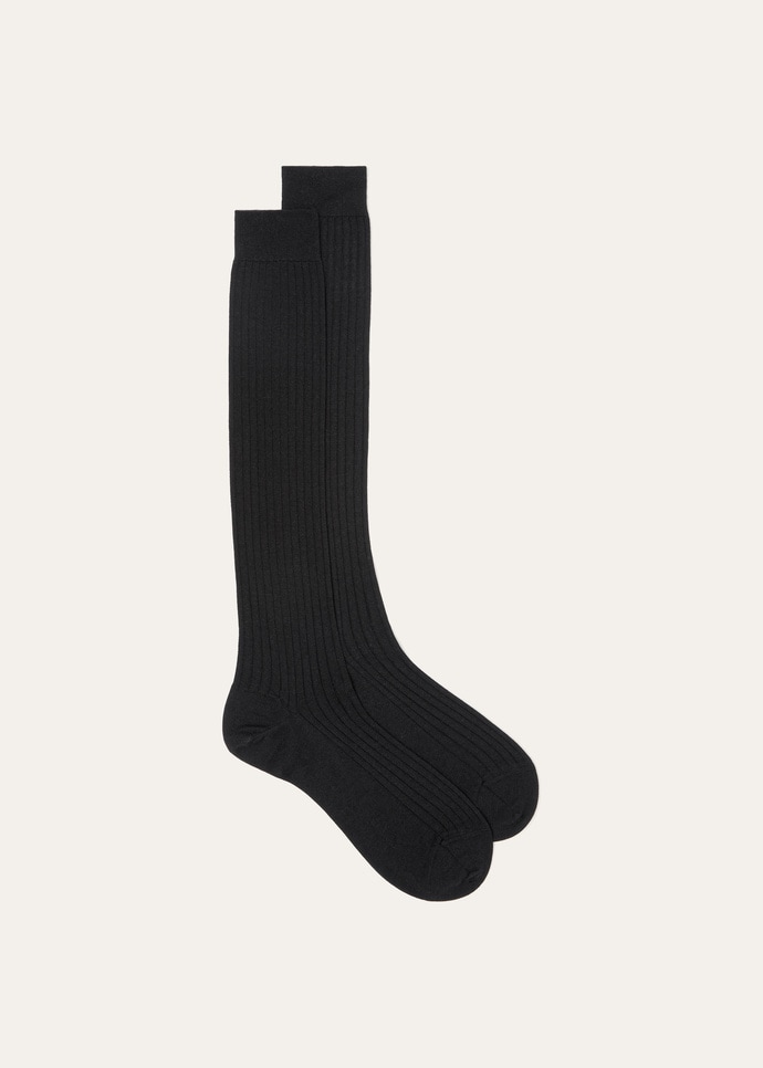 SOTTILE SOCKS CASH WOOL SILK GG 18_FAQ0936_8000_1