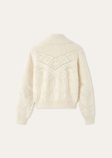LA PLAGNE BOMBER SWEATER CASH GG 5