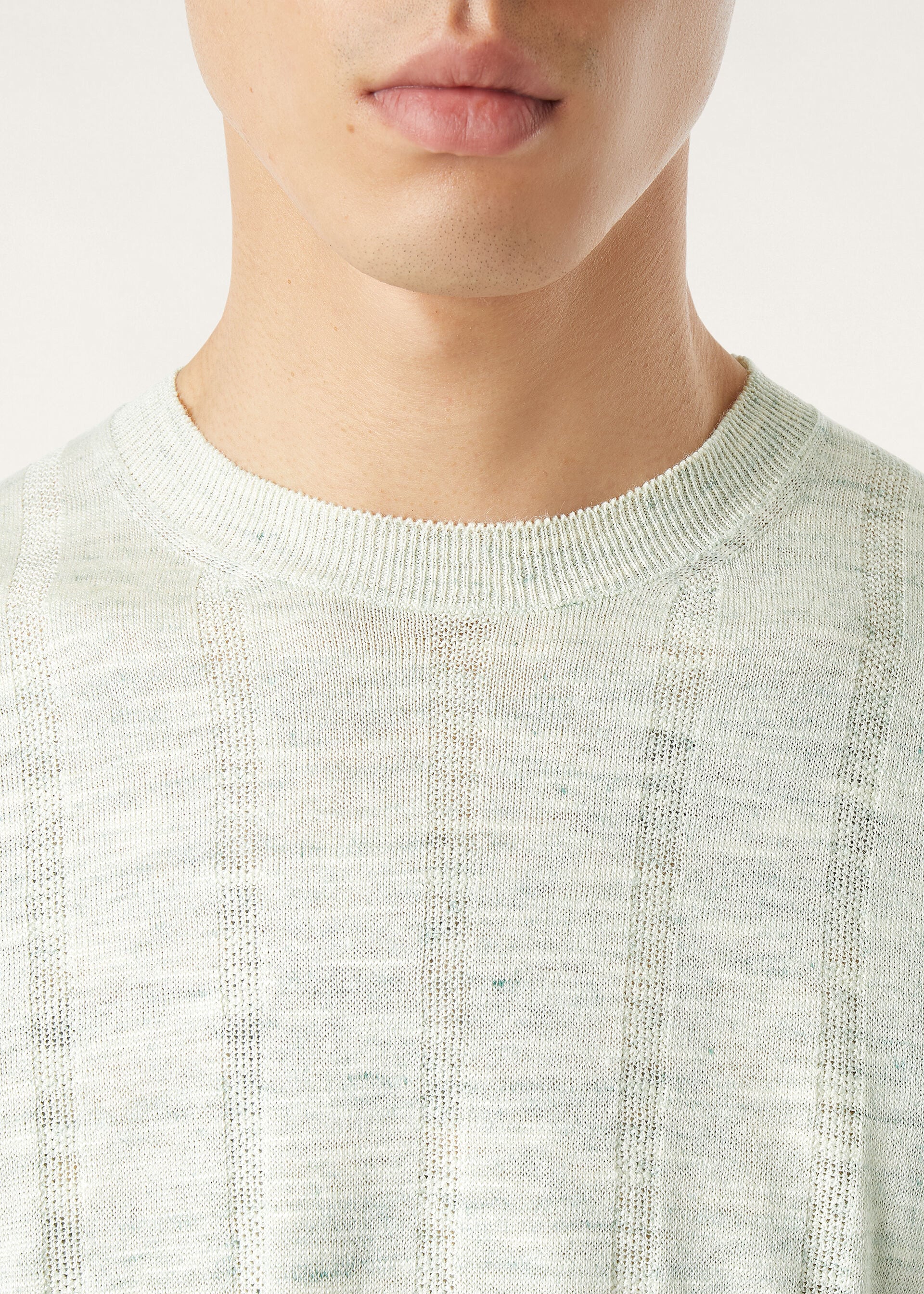 MAYREAU SS CREWNECK SWEATER LINEN SILK GG 14