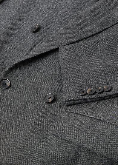 ALISTAIRE PEAK DB JACKET WOOL PRINCE OF WALES MOUL