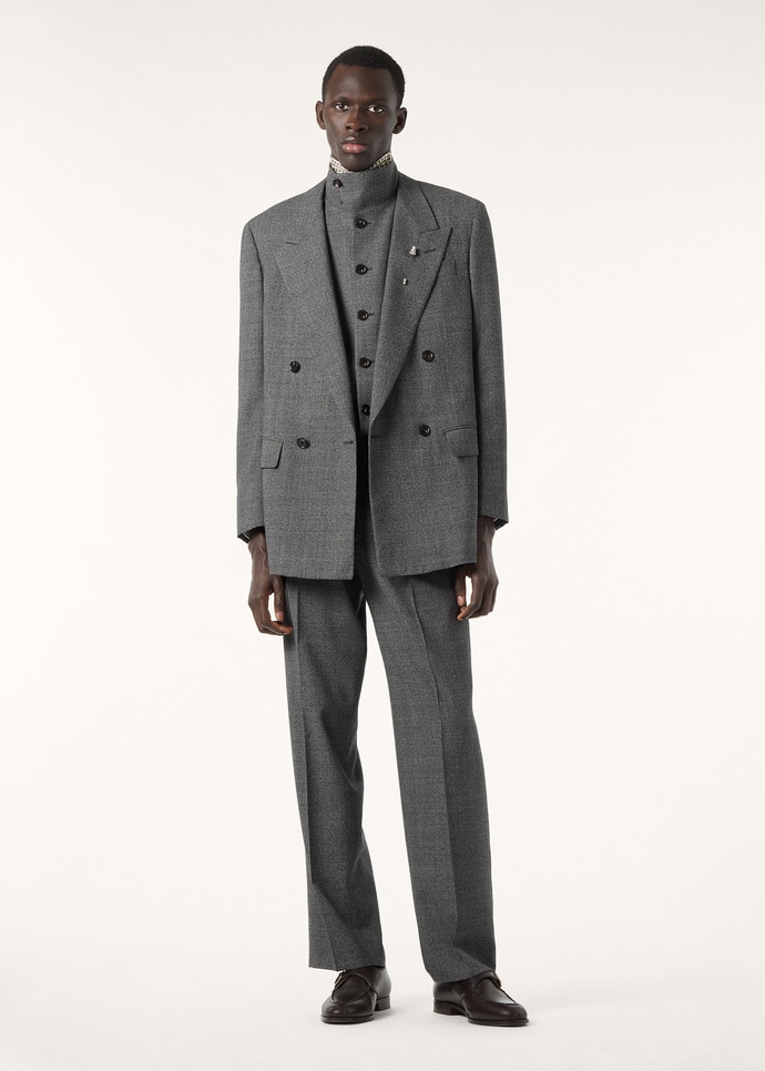 ALISTAIRE PEAK DB JACKET WOOL PRINCE OF WALES MOUL_FAQ1102_F6ZQ_1