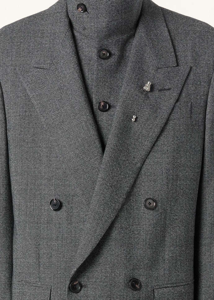 ALISTAIRE PEAK DB JACKET WOOL PRINCE OF WALES MOUL_FAQ1102_F6ZQ_2