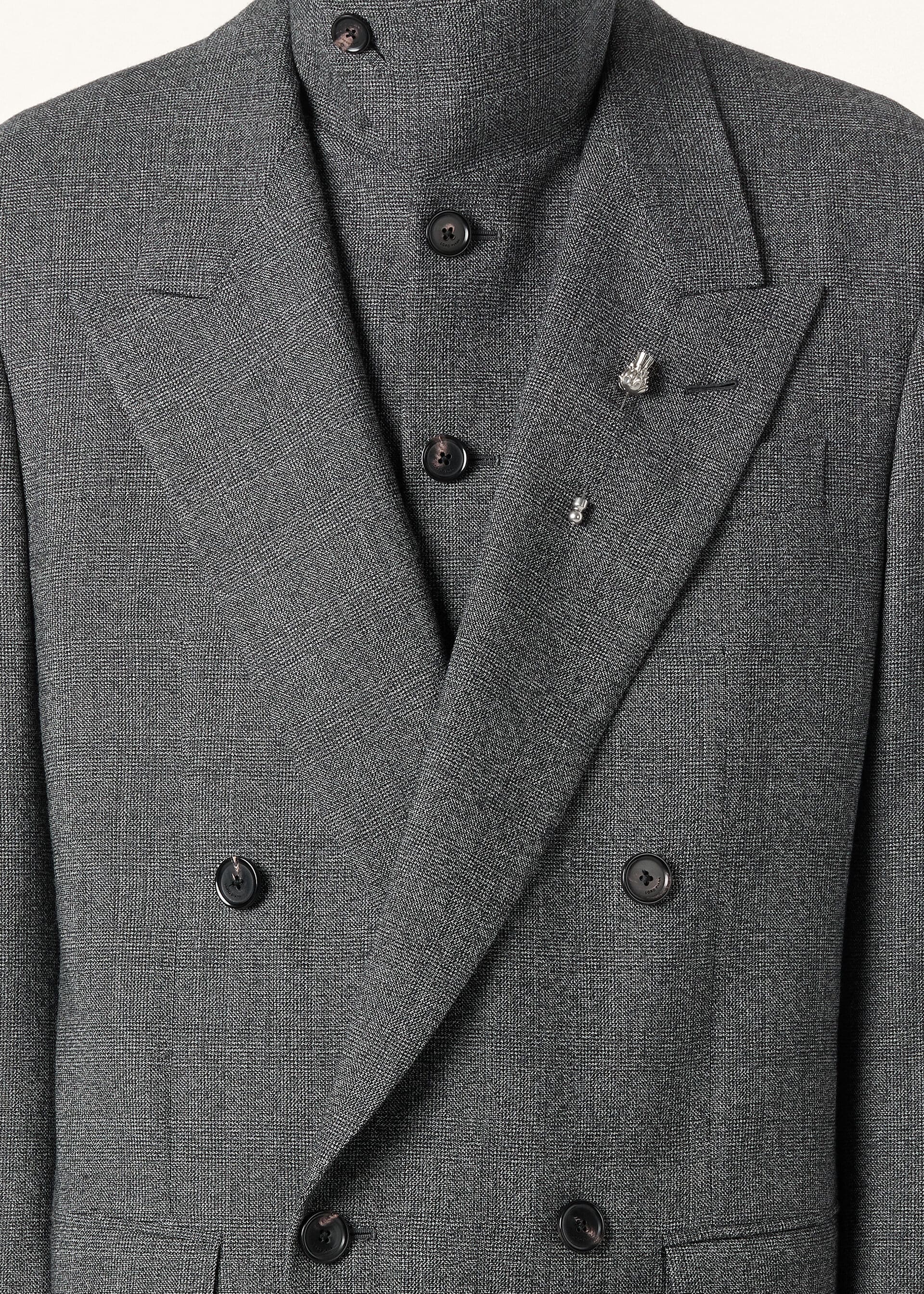 ALISTAIRE PEAK DB JACKET WOOL PRINCE OF WALES MOUL