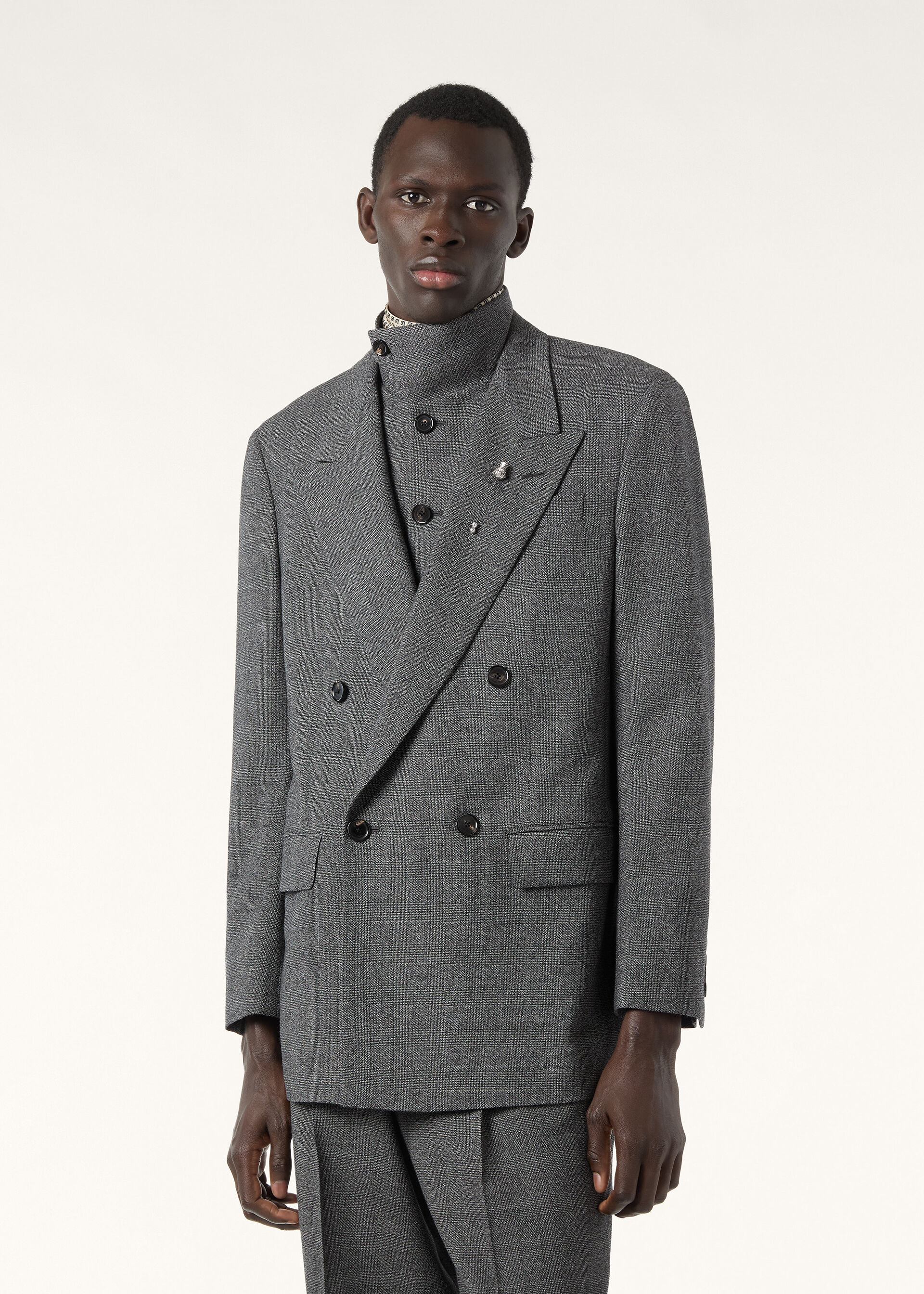 ALISTAIRE PEAK DB JACKET WOOL PRINCE OF WALES MOUL
