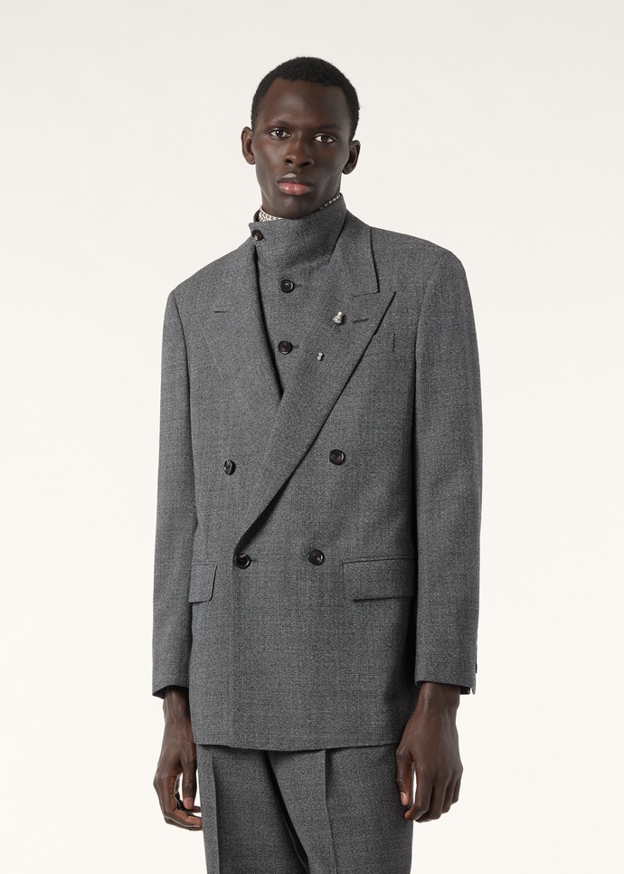 ALISTAIRE PEAK DB JACKET WOOL PRINCE OF WALES MOUL_FAQ1102_F6ZQ_3