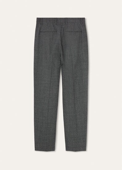 BUXTON TROUSERS WOOL PRINCE WALES MOULINE'