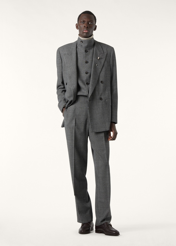 BUXTON TROUSERS WOOL PRINCE WALES MOULINE'_FAQ1105_F6ZQ_1