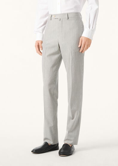 CARLO TROUSERS SEERSUCKER STRIPE