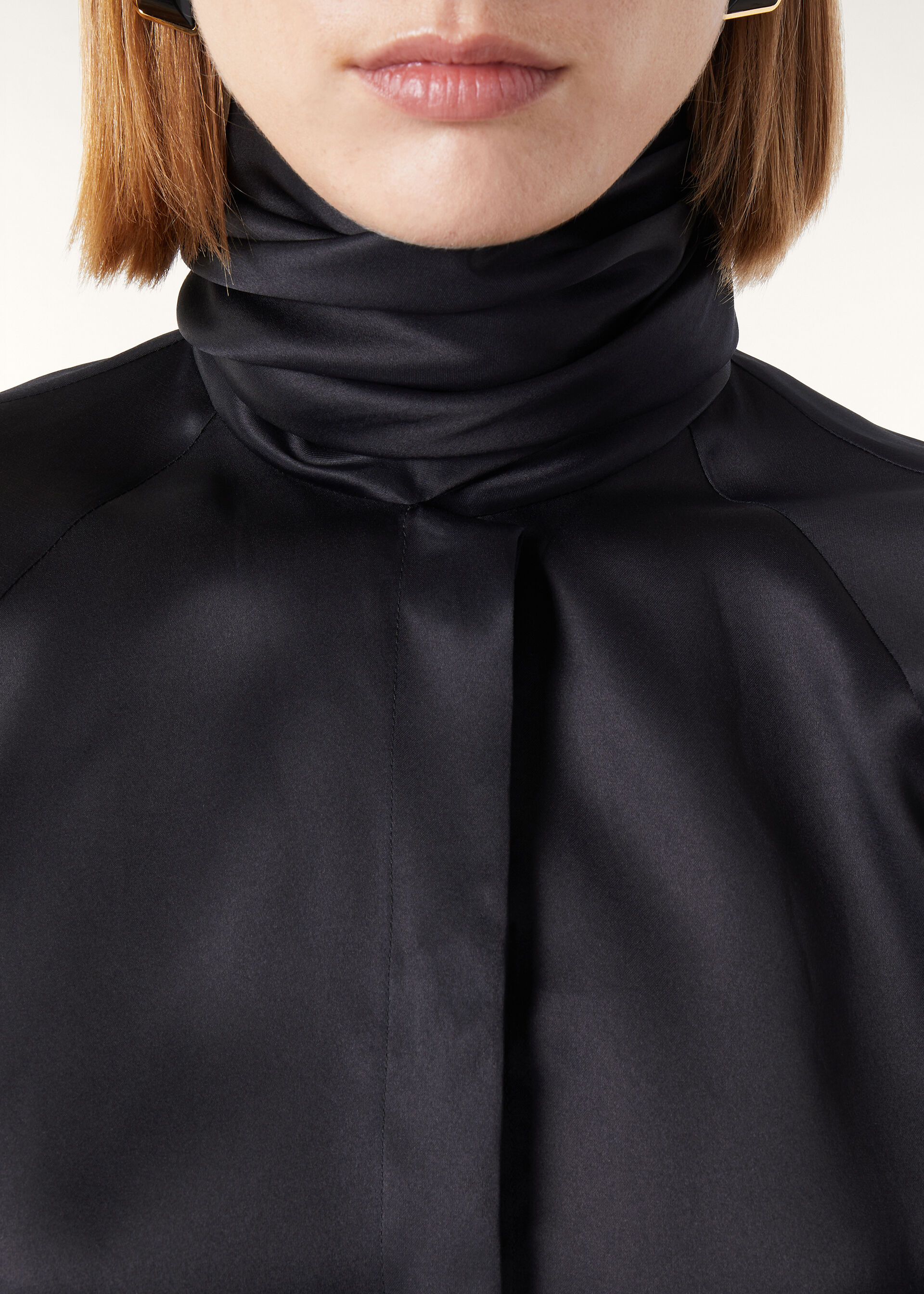 LYDIE SHIRT ORGANDY SATIN
