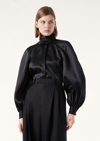 LYDIE SHIRT ORGANDY SATIN