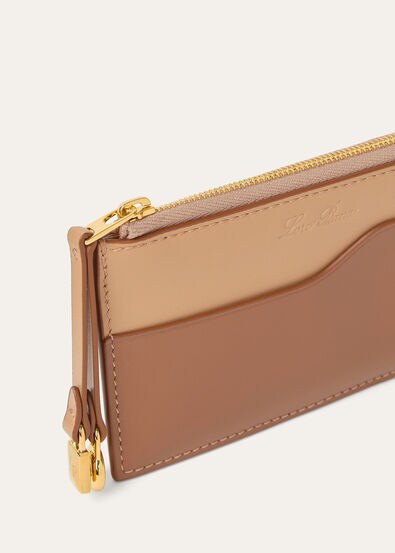 EXTRA ZIPPOUCH WTH CARDHOLDER SADDLE LEATHER