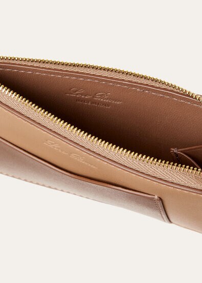 EXTRA ZIPPOUCH WTH CARDHOLDER SADDLE LEATHER