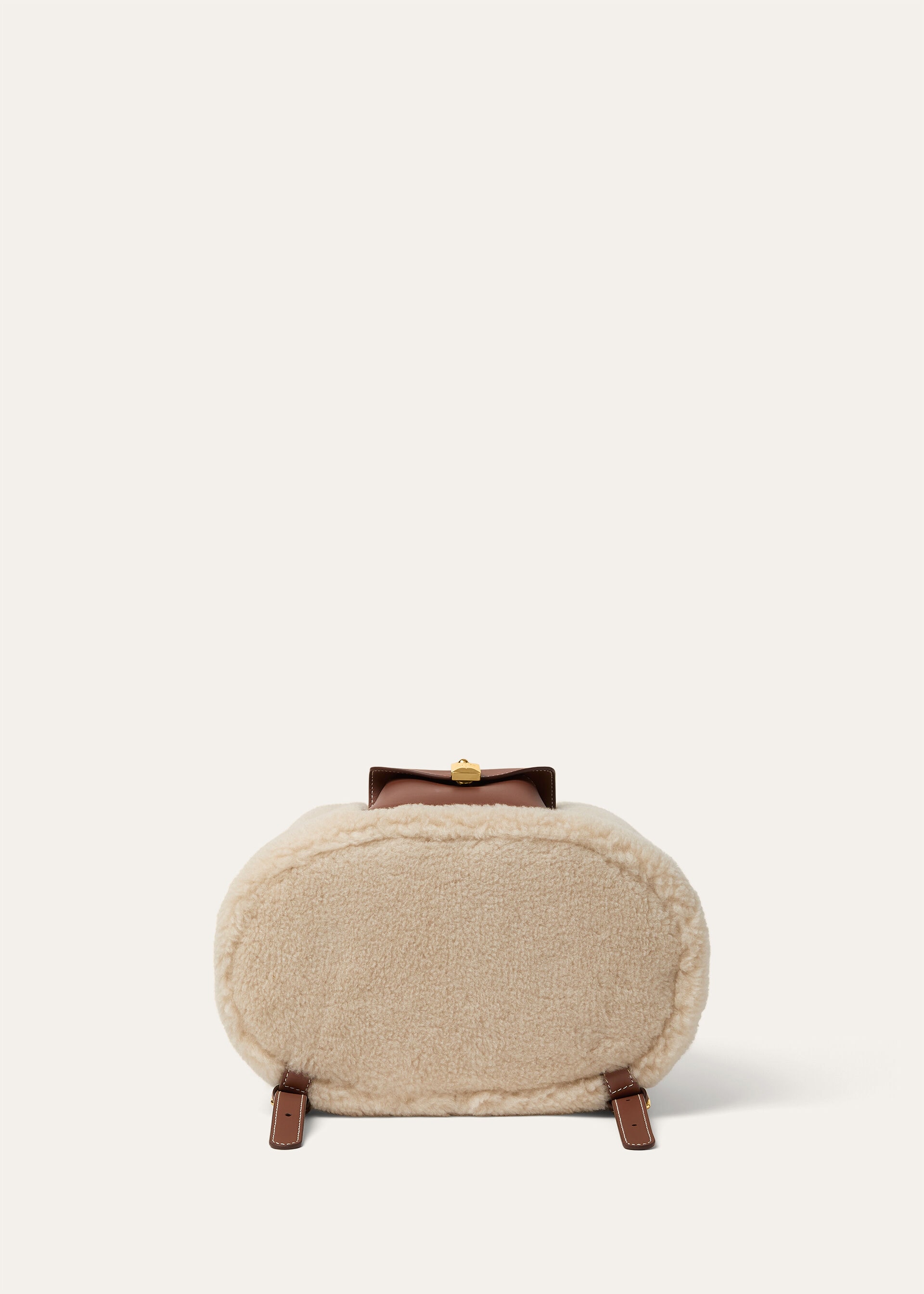 EXTRA DRAWSTRING BACKPACK L27 CASHFUR ROUNDED LTH