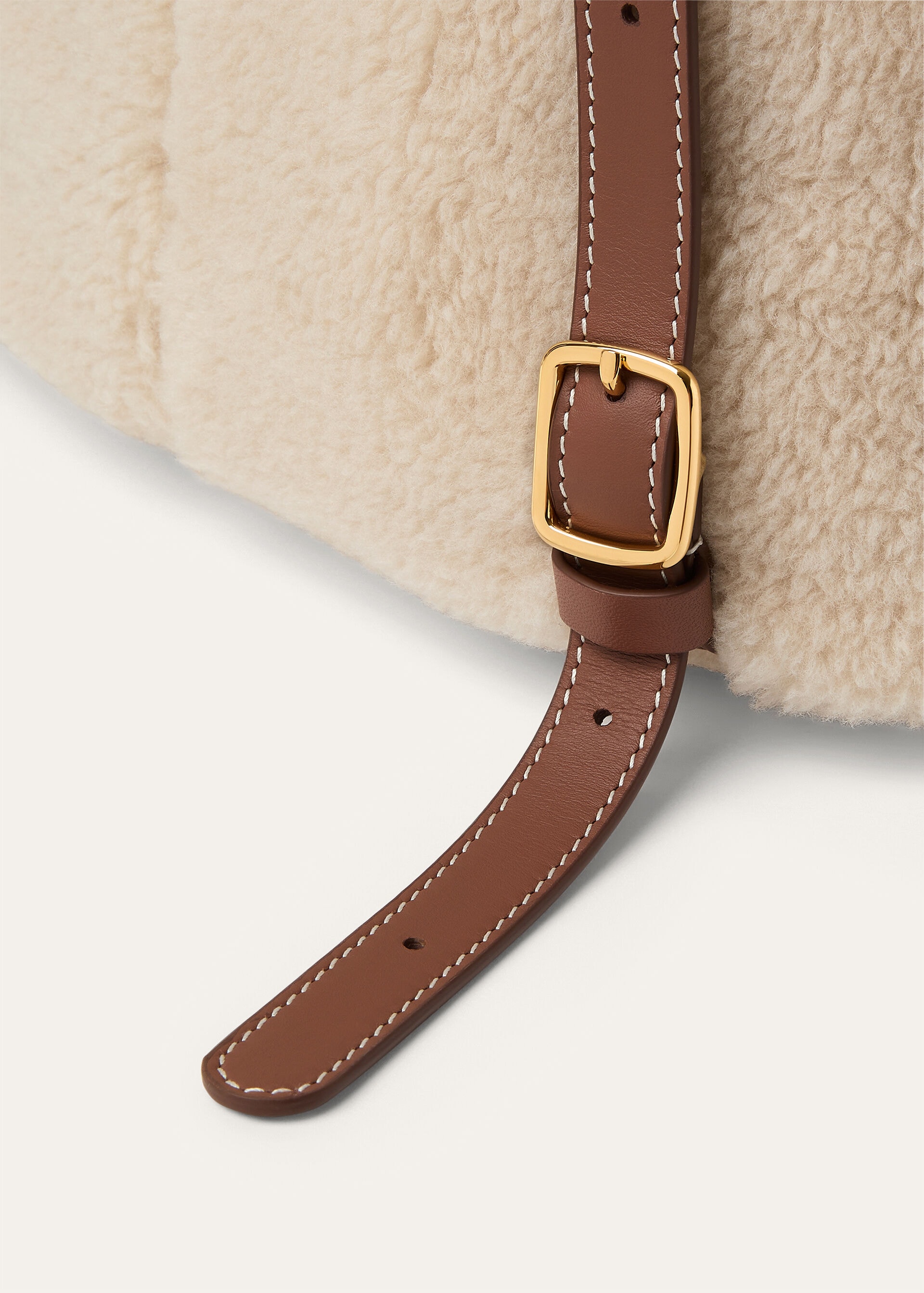 EXTRA DRAWSTRING BACKPACK L27 CASHFUR ROUNDED LTH