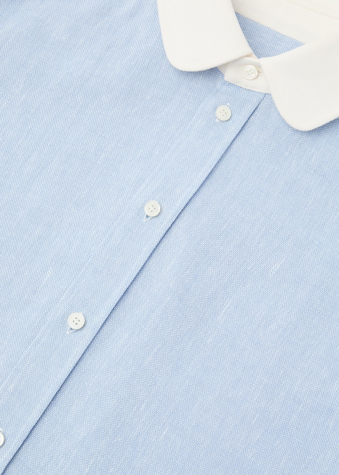 THEA PENNY COLLAR SHIRT SUMMER LINEN CREPE NATTE'_FAQ1470_60MN_3