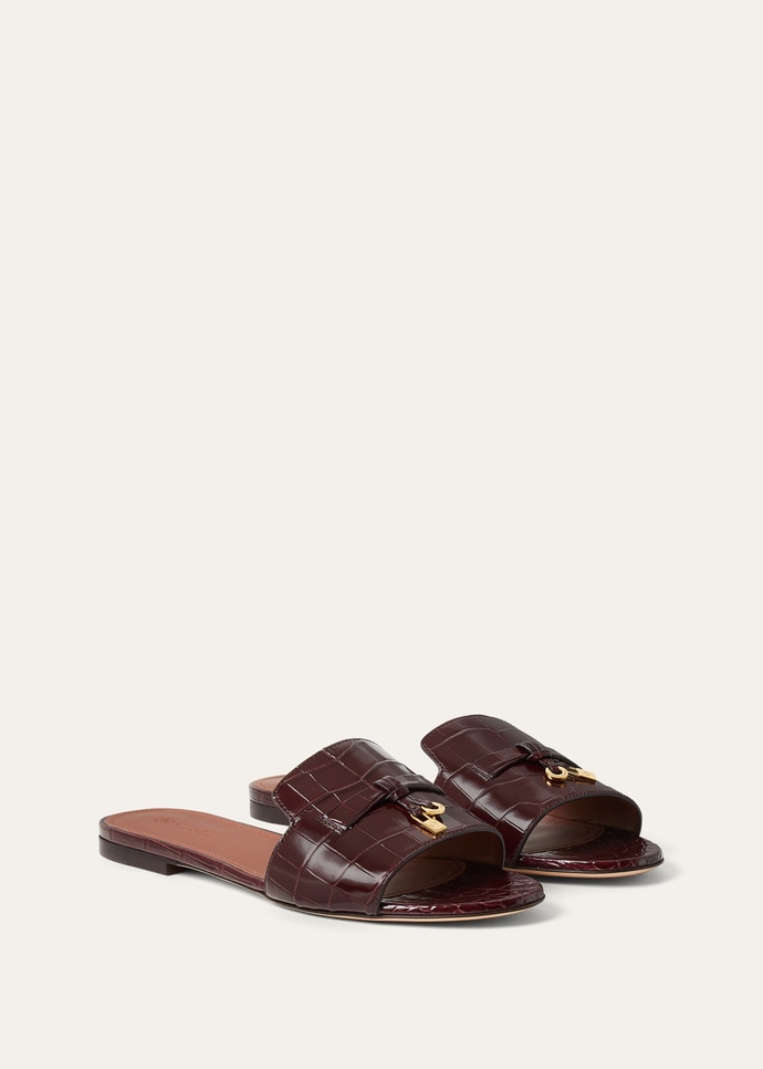 SUMMER CHARMS FLAT MULE INFINITO CROCODILE_FAQ1709_Q0B2_2