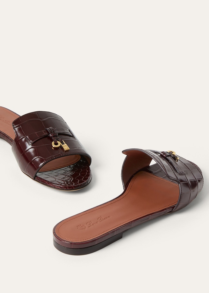 SUMMER CHARMS FLAT MULE INFINITO CROCODILE_FAQ1709_Q0B2_6