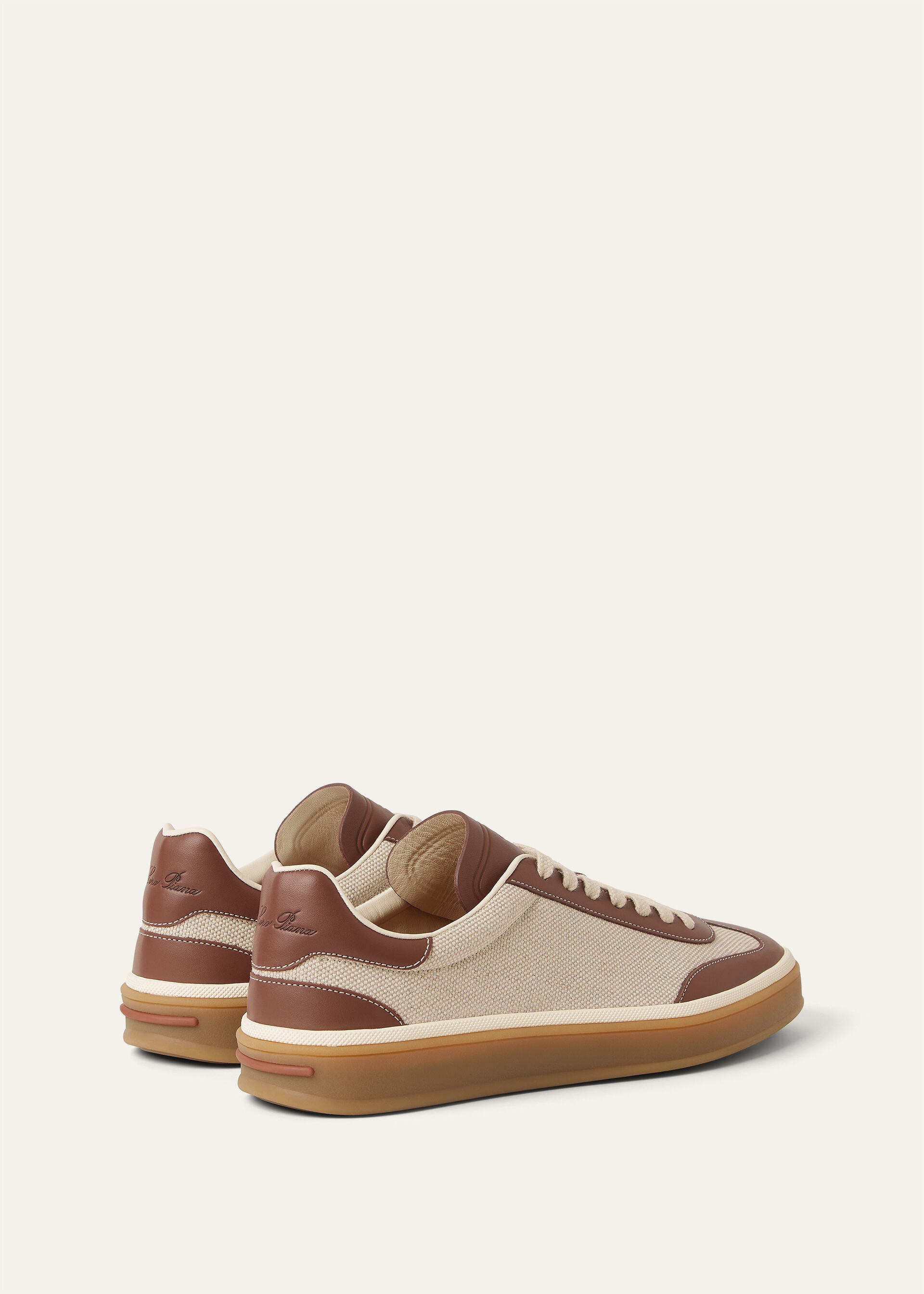 TENNIS WALK NATURAL CANVAS & CALF