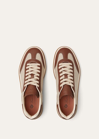 TENNIS WALK NATURAL CANVAS & CALF