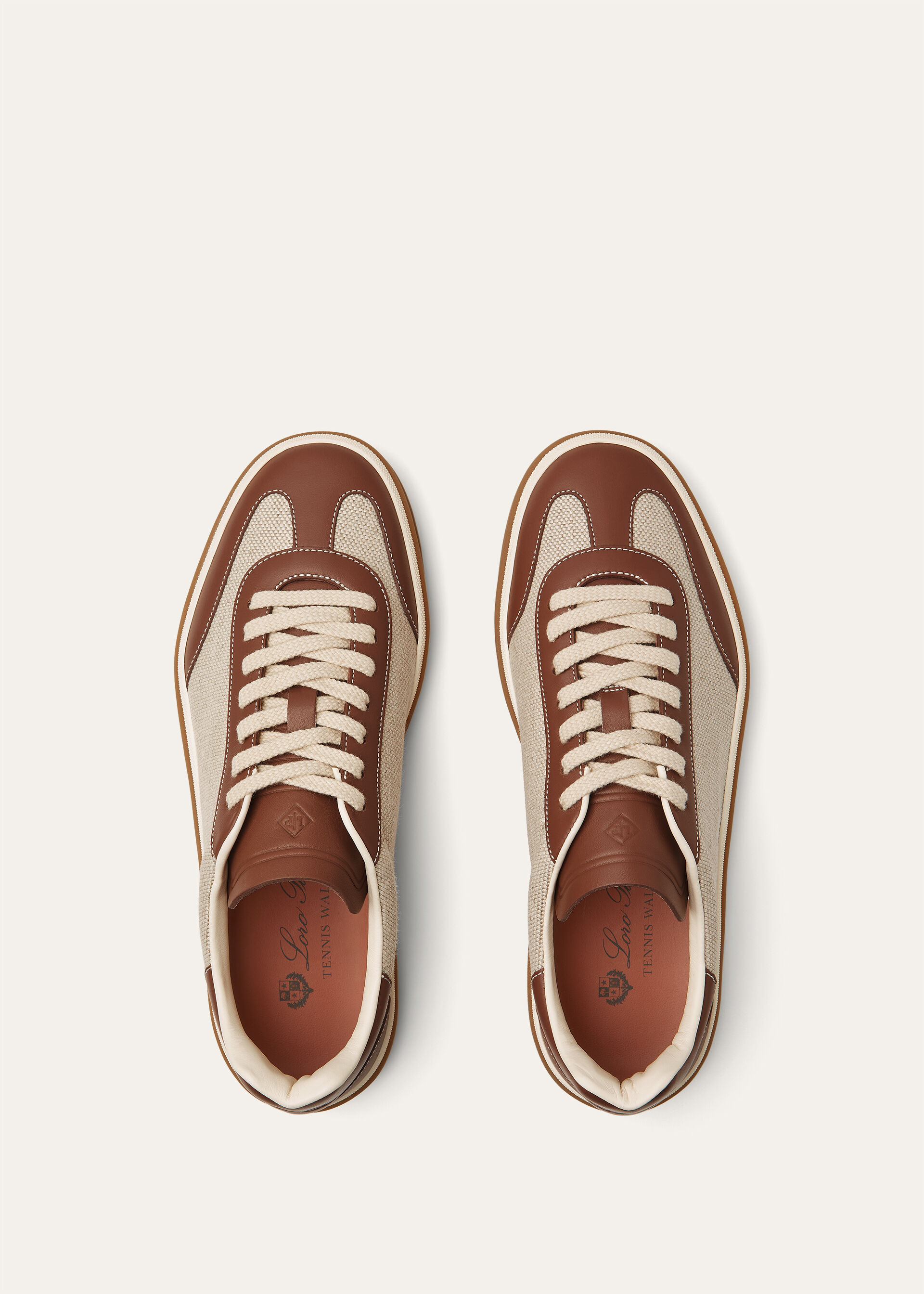 TENNIS WALK NATURAL CANVAS & CALF
