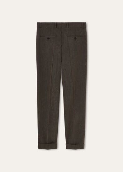 STAFFORD TROUSERS WOOL MOULINE' COVER