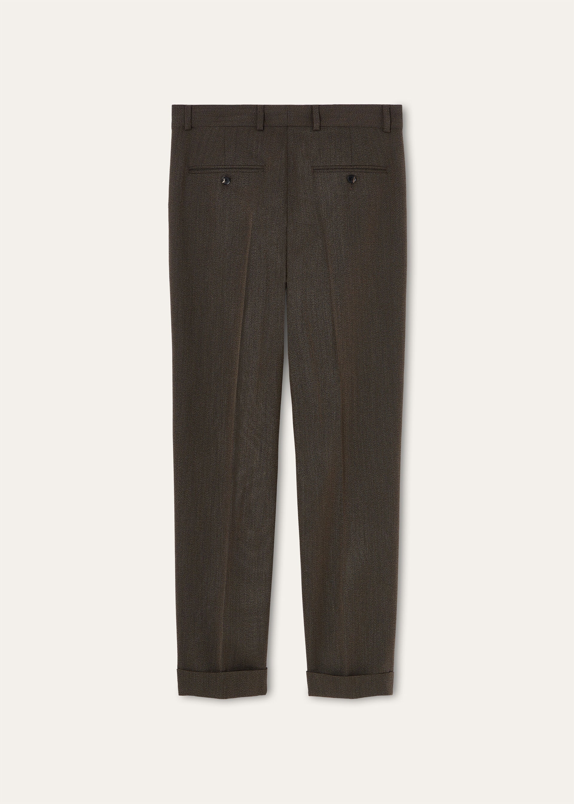 STAFFORD TROUSERS WOOL MOULINE' COVER